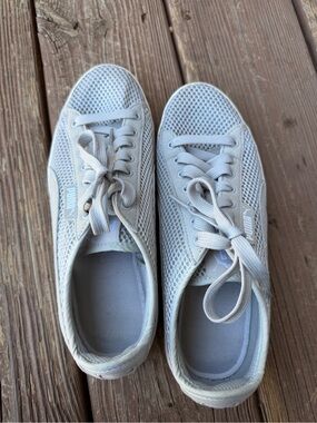 Puma Mesh Lace Up Sneakers Gray Athletic Walking Shoes Women’s US 7